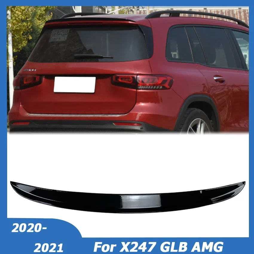 

For Mercedes Benz X247 GLB Class GLB180 GLB200 GLB35 AMG 2020 2021 Rear Roof Spoiler Wing Trunk Lip Boot Car Accessories