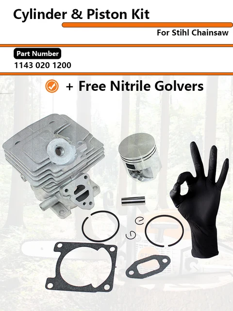 Cylinder Piston Kit For Stihl MS241 MS241C MS241C-M MS241CM 