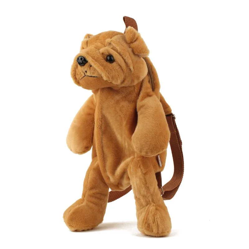 Dog Plush Backpacks Cute Stuffed Animal Toys Lop Rabbit Bags Bear Soft Toys Shoulder Bag for Kids Boy Girls Dropshipping 4
