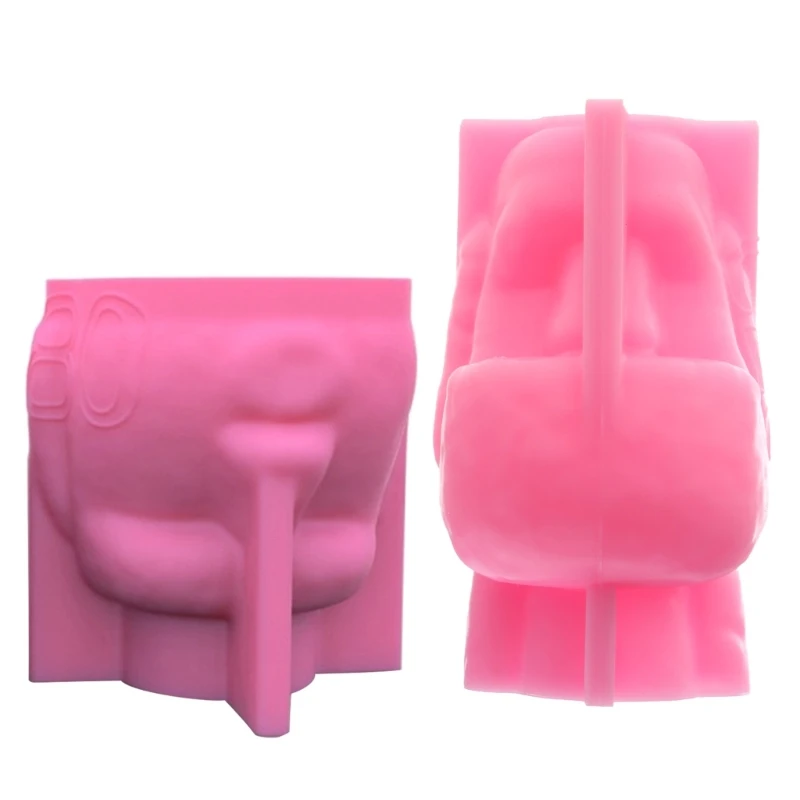 

Candles Holder Resin Mold,Gypsum Flower Pot Silicone Molds Epoxy Resin Casting Molds for DIY-Jewelry Storage Box