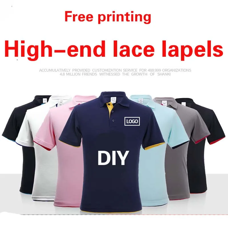 Kleidung Anpassung Match Farbe Poloshirt Auto Schönheit Dekoration Dekoration HUANG 4S Shop Autoreparatur Reparatur Logo Stickerei – Detail 6