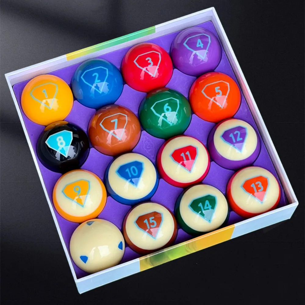 Blue Diamond Premium Quality Phenolic Resin Billiard Pool Ball Set 2-1/4"