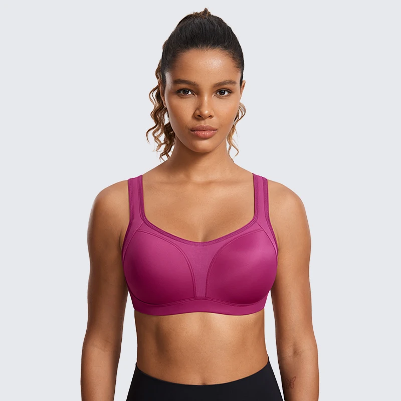 Sports Bra Women Underwire Pad Underwire Running Workout Lady Underwear 5