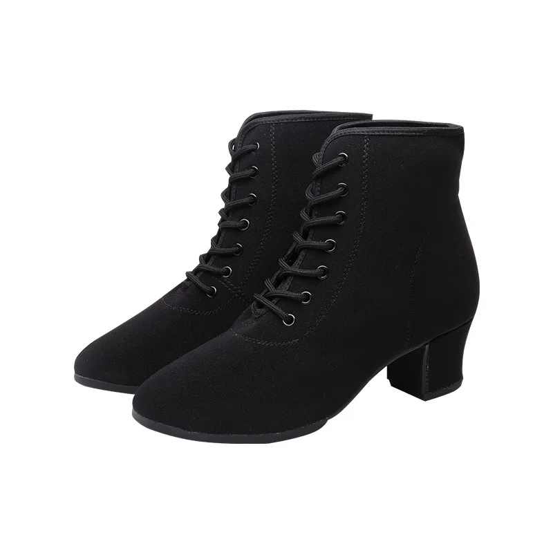 

Girl's Outdoor Latin Dancing Shoes Women Ellegent Practice Jazz Tango Modern Soft Dancing Shoes Woman Heeled Shoes Wholesales