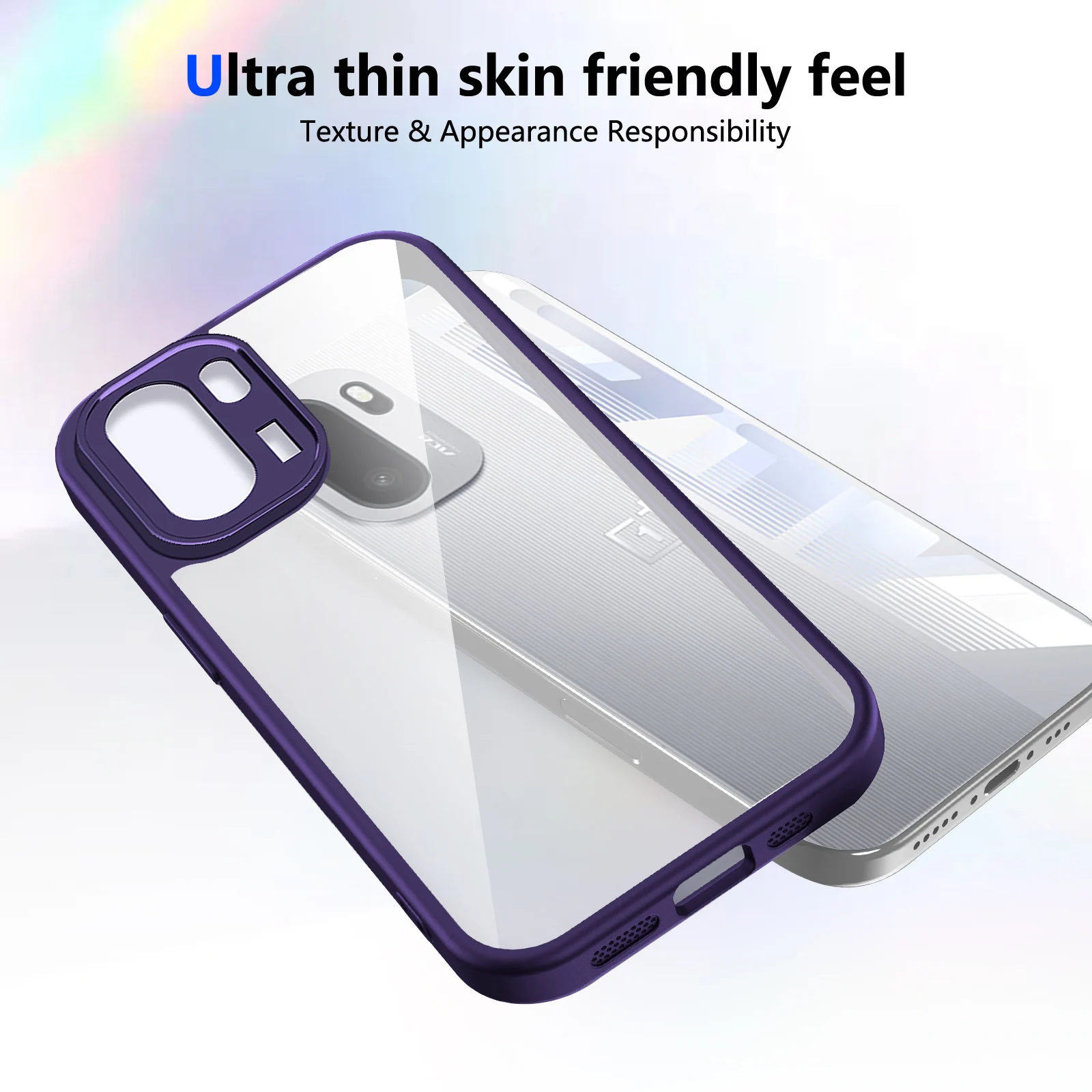 Luxury Transparent Shockproof Bumper Case Cover