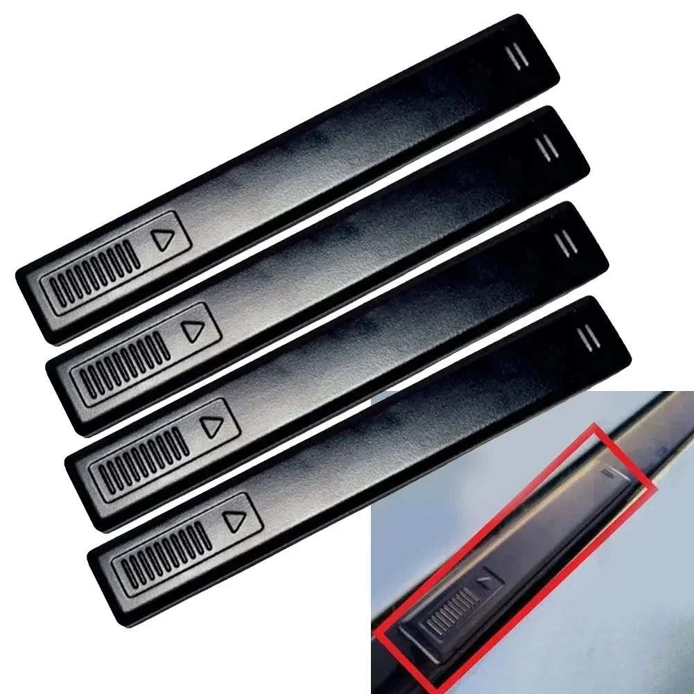Car Roof Rail Clip Cover 4PCS Car Roof Rail Rack Moulding Plastic Garnish Clip Covers Black Roof Cap For Suzuki SWIFT 78132-68L01 Auto Styling