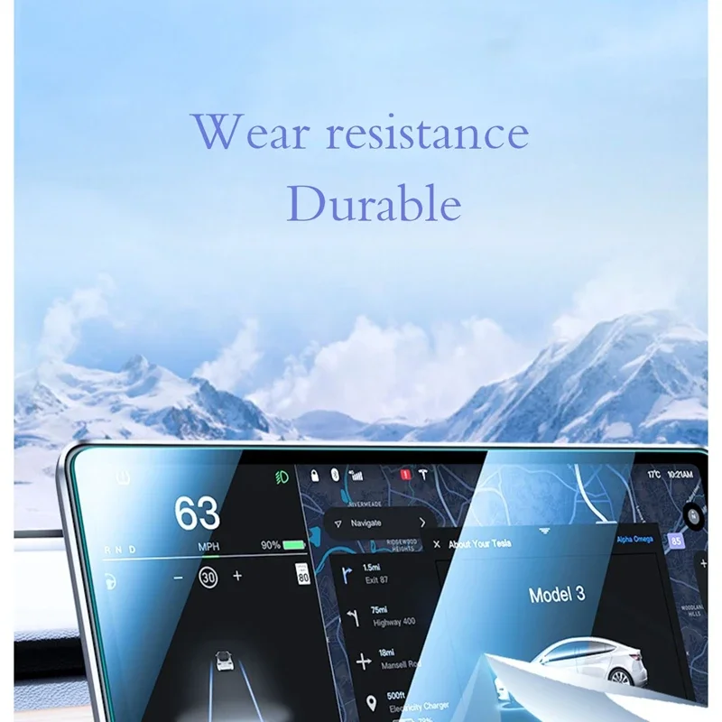 For BMW X5 X6 X7 G05 G06 G07 2019 2020 2021 2022 Car GPS Navigation LCD Screen Tempered Glass Protective Film Anti-scratc Film 3