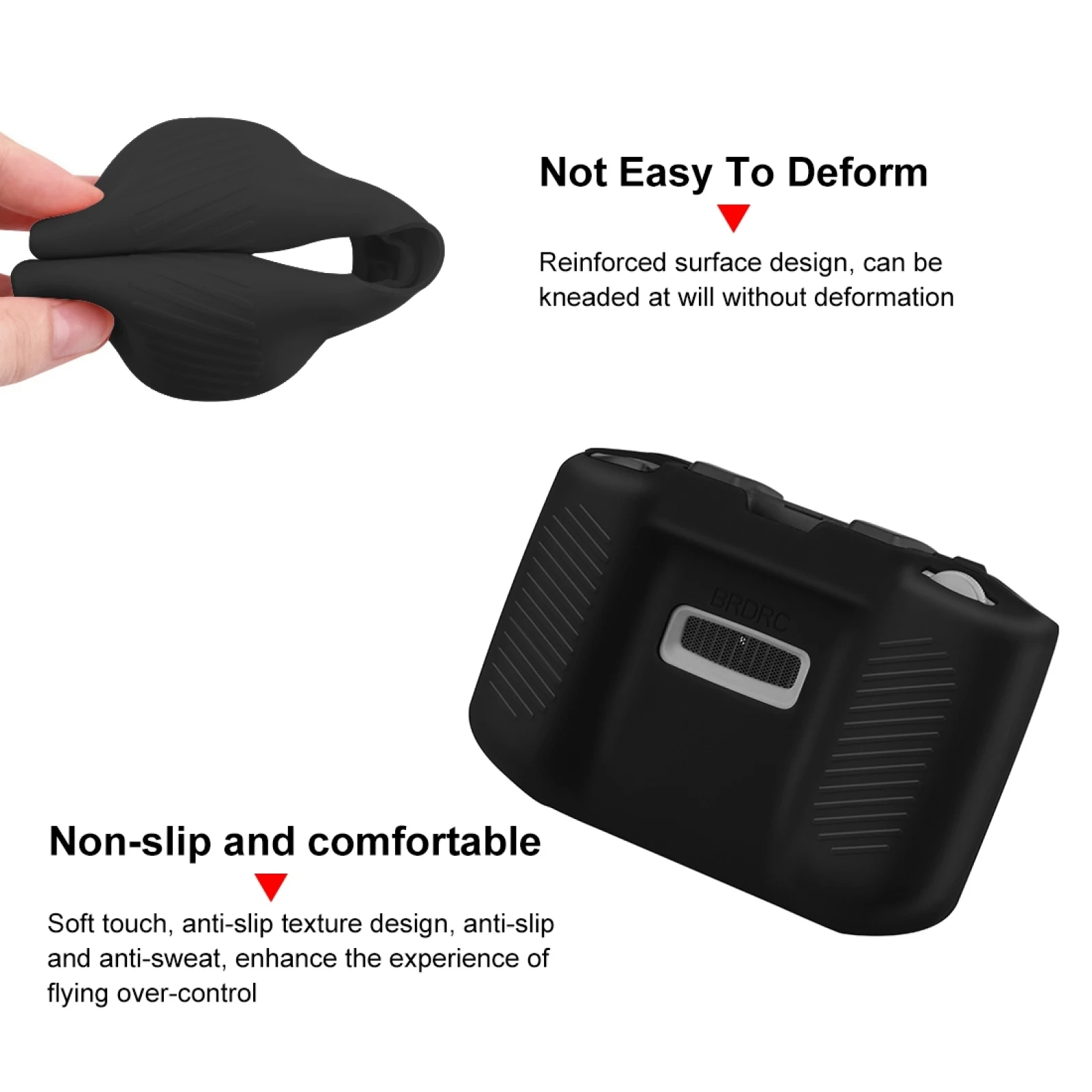 PULUZ Shockproof Anti-scratch Silicone Case For DJI Mini 3 / 3 Pro Mavic 3  Air 2S  Mini 2 RC-N2 RC-N1 Remote Control
