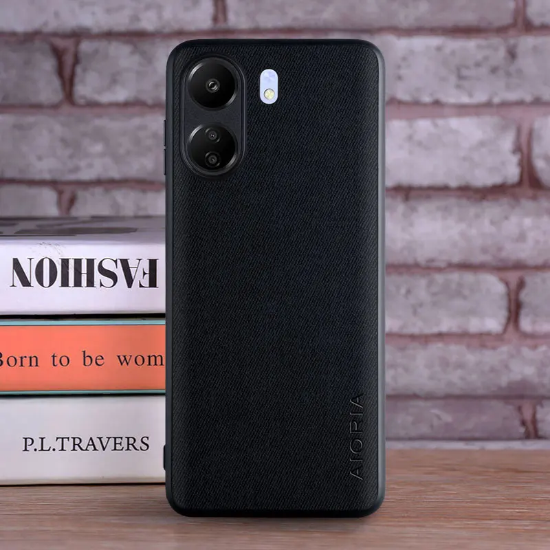 Luxury Textile Leather Phone Case - Soft & Durable Cover