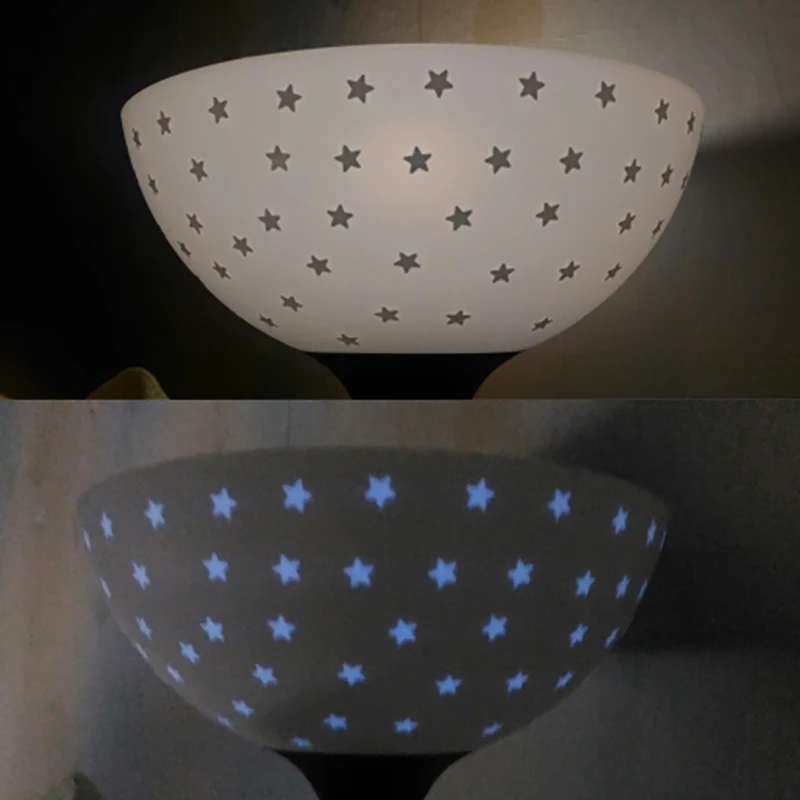 Glow in the Dark Stars Stickers for Kids Room Wall Ceiling Decor Scrapbook Telephone Switch Button Phone Car Star Sticker 100pcs