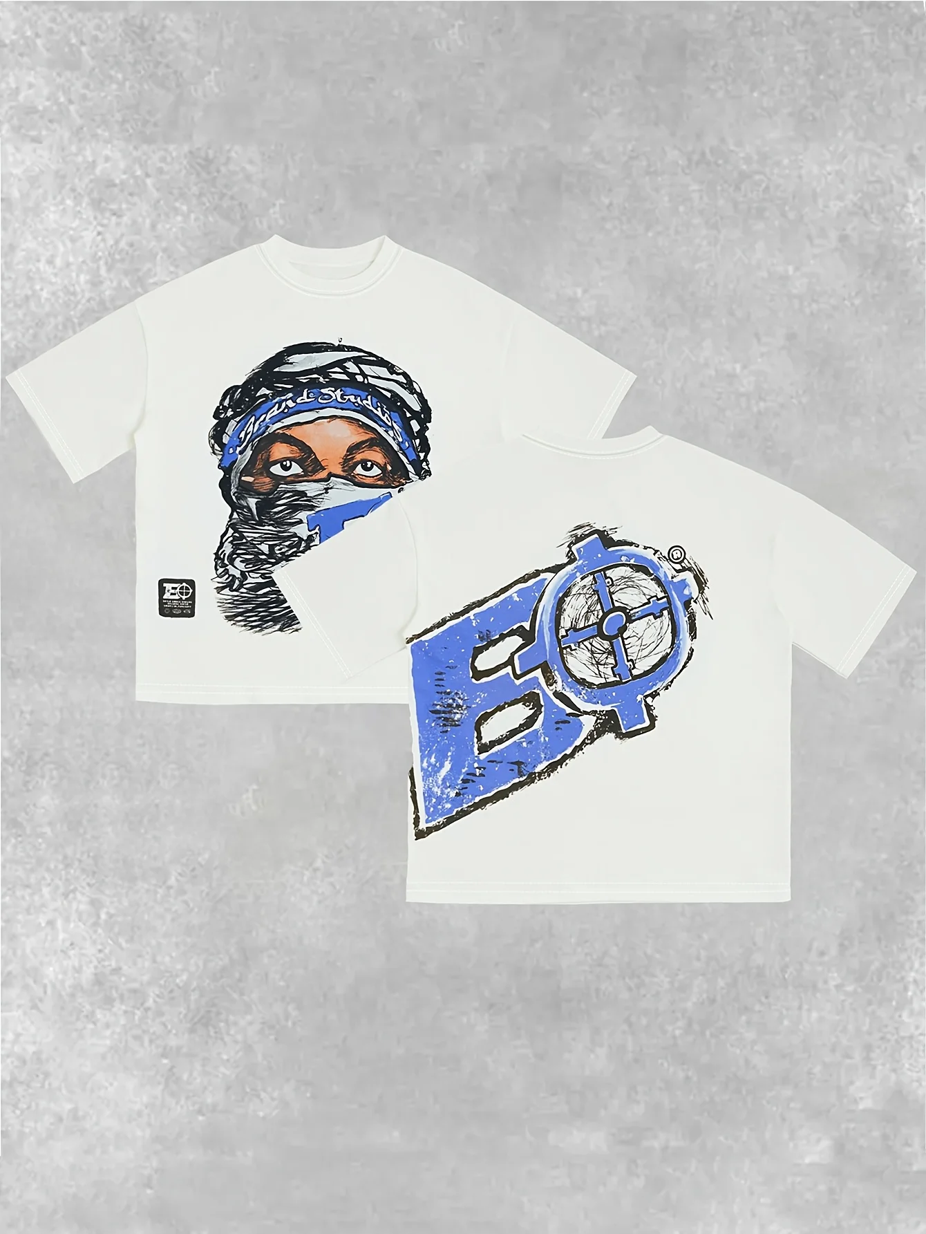 Streetwear T Shirt Y2K Hip Hop Punk Rock Grafik Druck Übergroßen T-shirt Herren Damen Rundhals Baumwolle Kurzarm Tops Kleidung