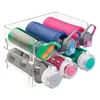 1Pack Refrigerator Organizer Kitchen Bottle Storage Rack Stackable Wine Holder Bottles Display Shelf Fridge 2