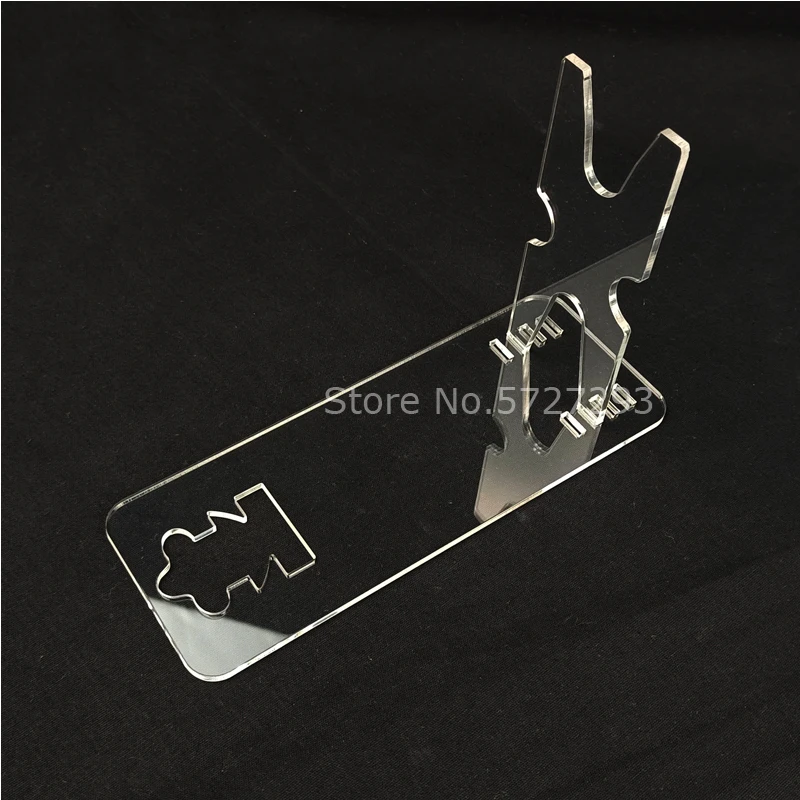 Clear Acrylic Pistol Display Stand Handgun Holder Stand Gun Organizer Toy Gun Storage Rack