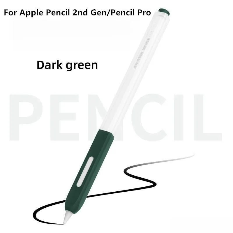 Shockproof Transparent Silicone Protective Pencil Case