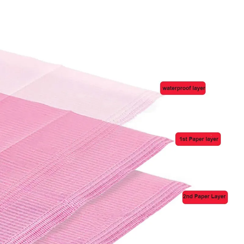 125pcs Tattoo Pad, Manicure Cleaning Mat, Disposable Nail Art Table Mat,  3-Layer Foldable Nail Mat, Water Resistant Manicure Pad, Hygiene Desk Mat,  Multi-Purpose Portable Cleaning Mat For Beauty Art Tool