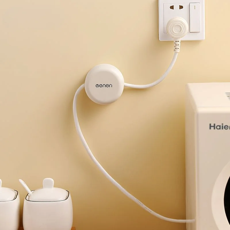 Kitchen Appliances Plug Cable Winder Cable Organizer Wall Mounted Rotating Data Organizer Charging Winder cable organizer