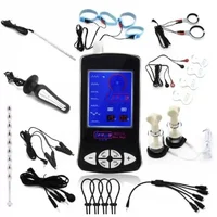 Elektroschock SM Bestrafung Nippelstimulator Brustmassagegerät Spiele für Erwachsene Medizinisches Zubehör SM Bondage Slave Elektroschock