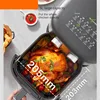 5L Air Fryer Steam Fryer Temperature and Time Control Intelligent Timer Non-stick Auto Power Off Multi-function Electric Fryer 3