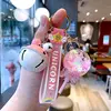 Kawaii crystal snowflake lollipop keychain cute candy creative girl pendant 2