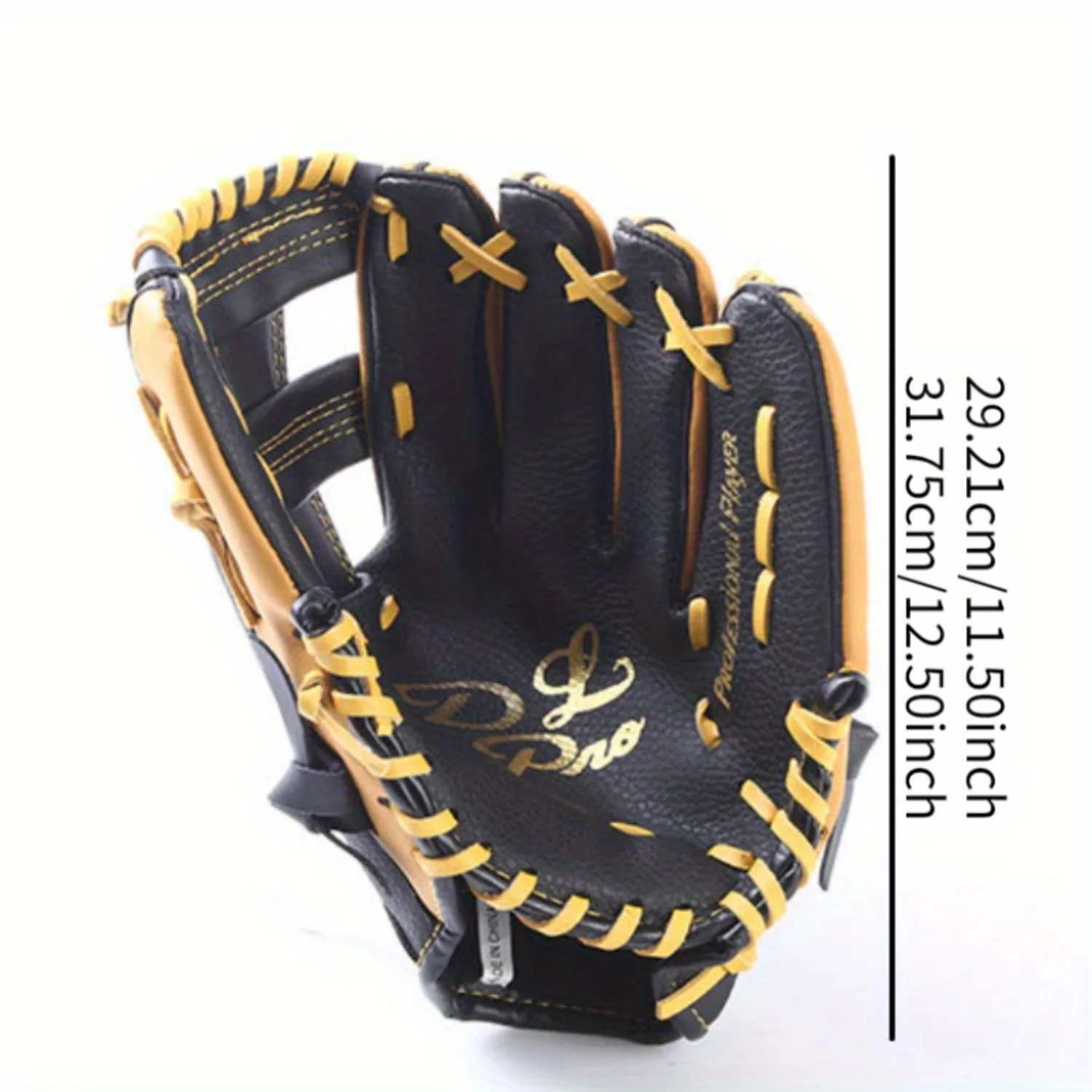 1pc Double-layer Cowhide Leather Baseball Glove for Throwing Training, Suitable for Teens and Adults-Baseball and Softball Mit