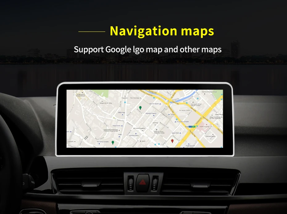 NEW ID8 Snapdragon665 8G 128G 12.3inch Carplay For BMW X1 F48 Multimedia Navi In