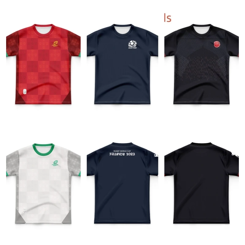

2023 2024 детская футболка для регби, Шотландия, Португалия, Англия, домашняя рубашка для регби