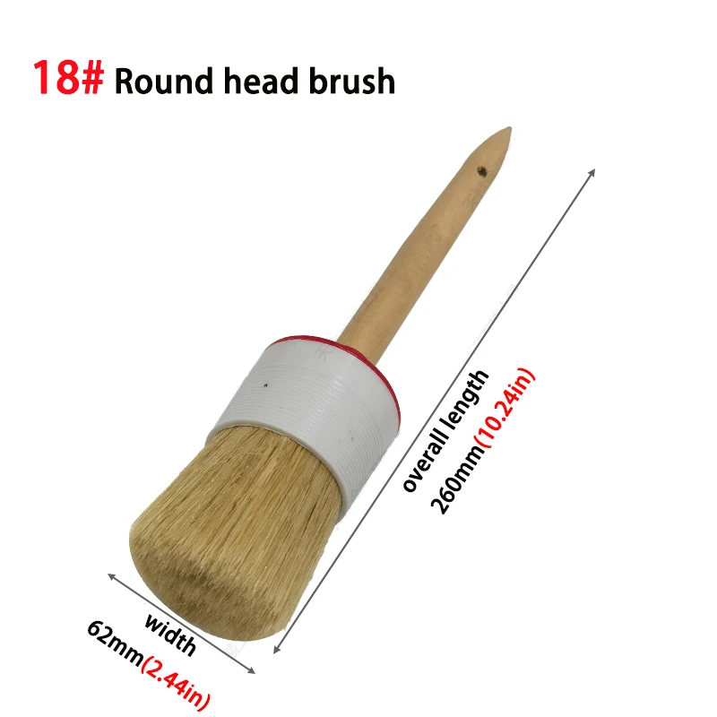 Round Head Paint Brush 6
