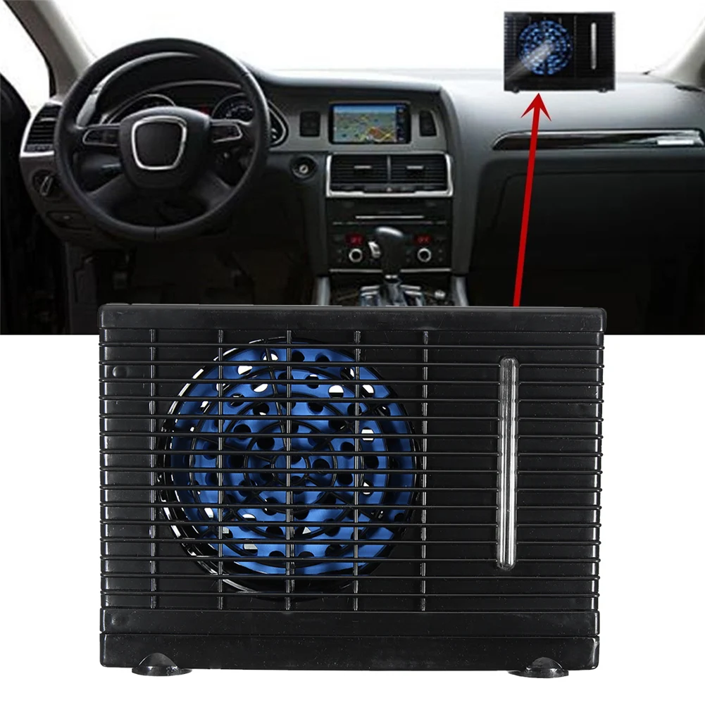 Universal Dc 12v Automotive Fan 35w Evaporative Air Conditioner Car Fan  Black Portable Mini Cooling Conditioner Water Evaporativ - Air-conditioning  Installation - AliExpress