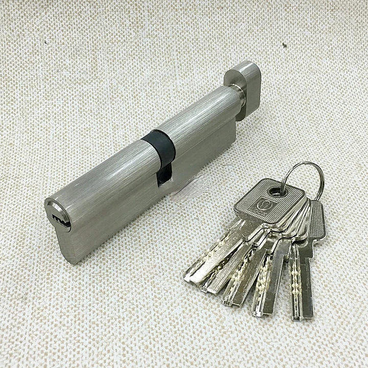 Description Picture 5 of itemDoor Cylinder 100cm Security Copper Door Lock Cylinder Interior Bedroom Living Lock Handle 5 pcs Brass Key Locking