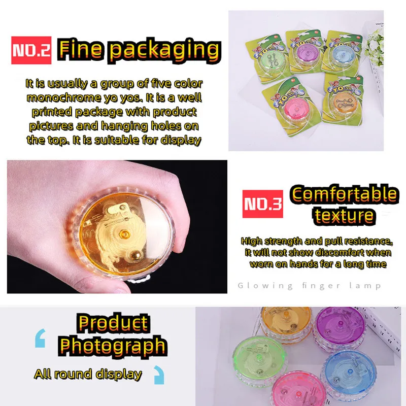 Yoyo D3 Yoyo Réactif En Plastique Professionnel Durable Pour Les Débutants, Yo-yo En Boucle Pour