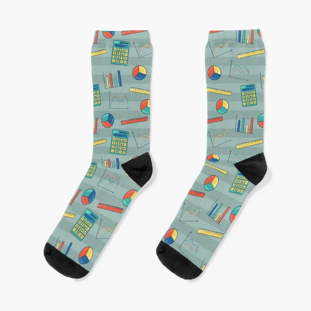Math Pattern Socks christmass gift heated fashionable Socks Men Women's