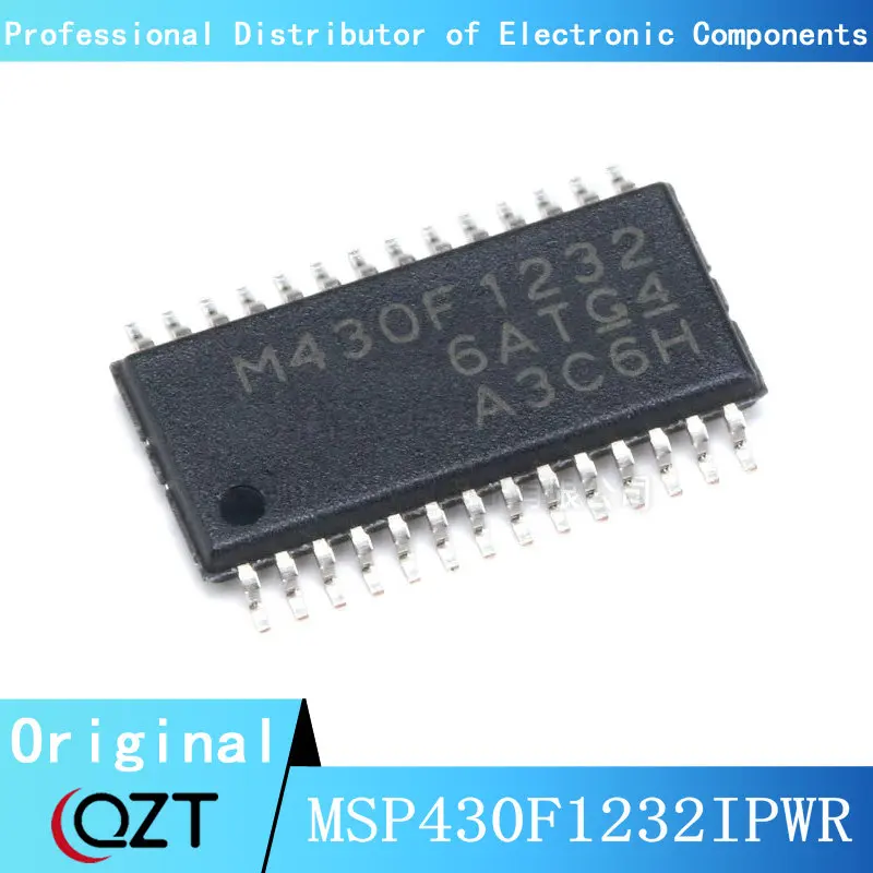 10pcs/lot MSP430F1232IPWR TSSOP MSP430F1232 M430F1232 TSSOP-28 chip New spot 10pcs lt8920 ck2j03 1 tssop 16 2 4g wireless transceiver ic rf chip original brand new authentic