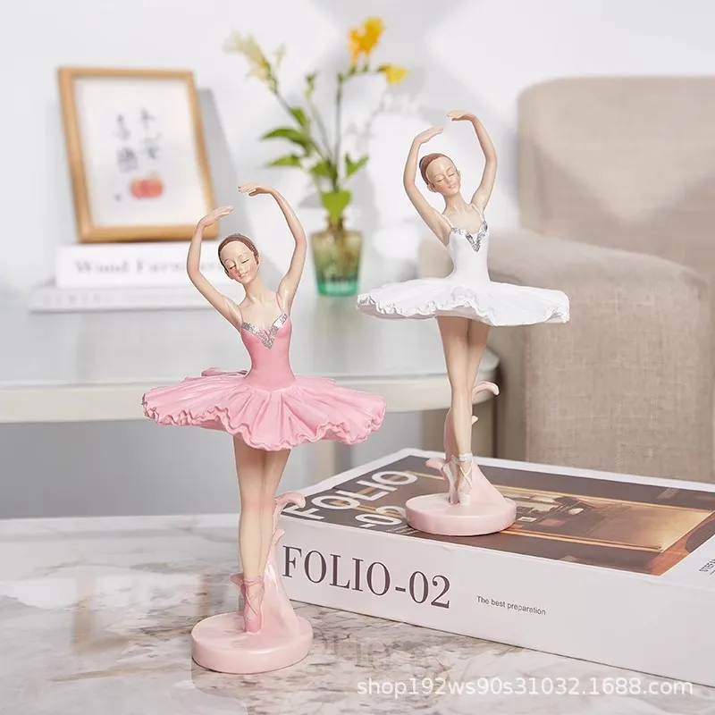 

Ballet Dancer Girl Ornaments Creative Dance Girl Resin Crafts