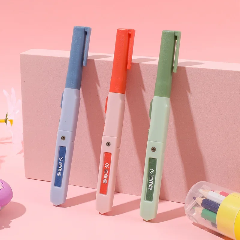 

Japanese Cute Fine Art Knife Hand Ledger Scissors Wallpaper Knife Dual-purpose Craft Stationery Scissors Ceramic pen kn