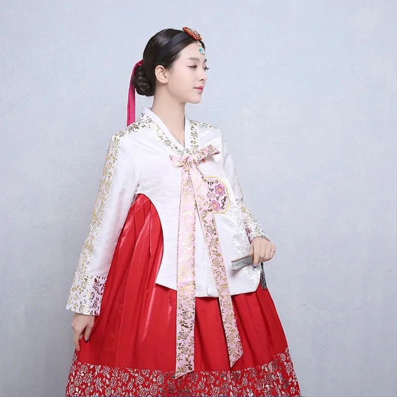 Korean Traditional Wedding Hanbok For Women Palace Korean Hanbok Dress Ethnic Minority Dance Costume Oriantal Clothing Outfit 9