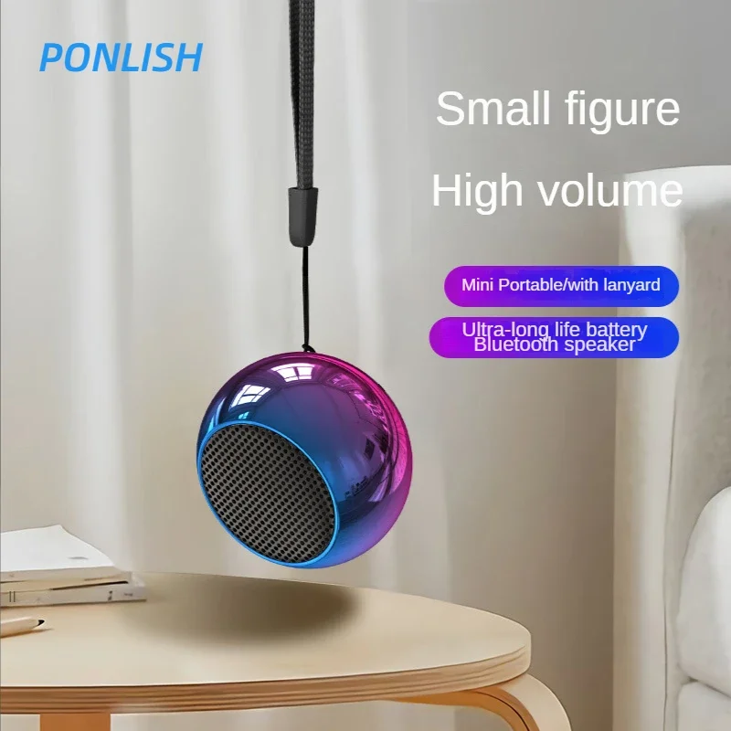 Camp Echo Dot Creative Retro Home Cute Altoparlanti Piccolo Metallo Mini Altoparlante Bluetooth Può Parlare Altoparlante Portatile Subwoofer Esterno