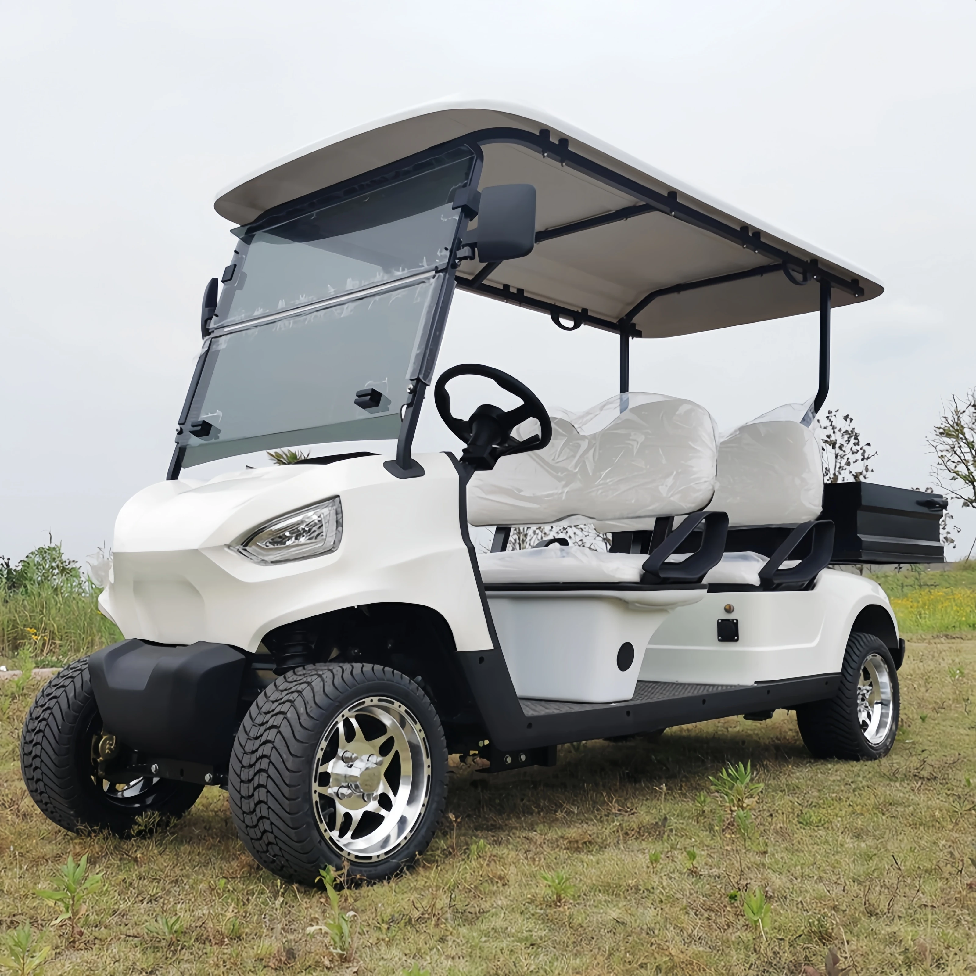 High Performance Electric Motorized Buggy 4 Seater Street Legal Golf Cart