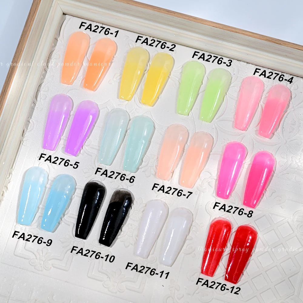 Ombre Spray Powder Nail Art 10g 1pc For Nail Create Gradient Effect nail powder nail pigment ombre spray powder