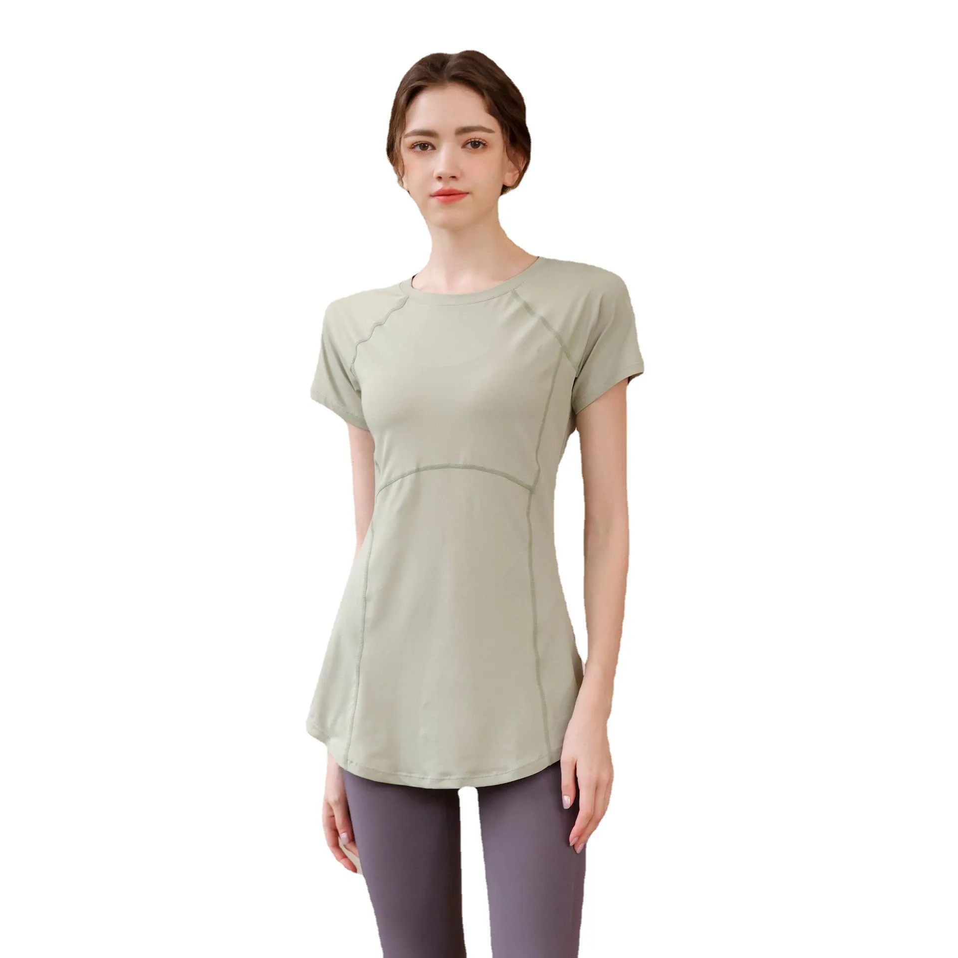 Women Yoga Top,Short Sleeve T-shirt