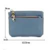 Women Mini Change Purses Leather Coin Purse Zipper Pouch Card Holder Wallet Kids Coin Pocket Wallets Key Chain Holder 5