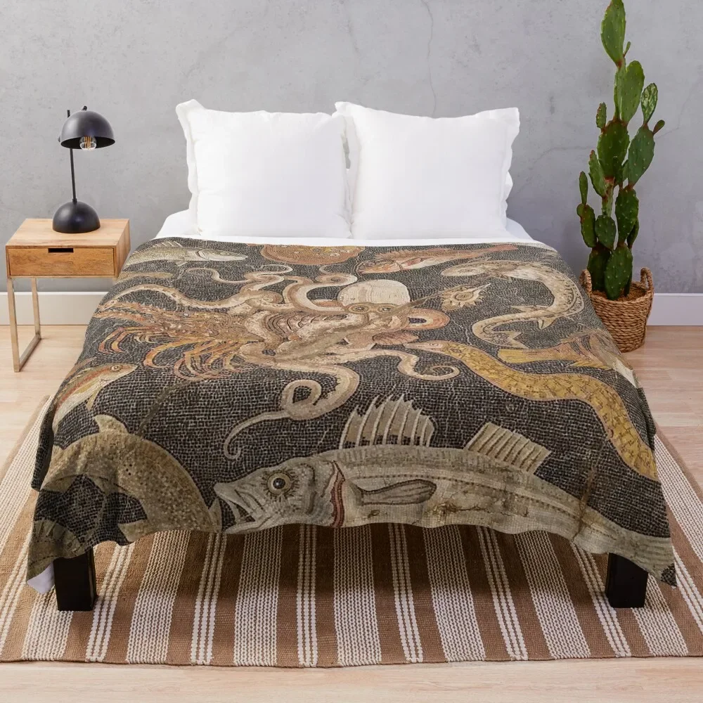 

Pompeii Mosaic Throw Blanket Weighted Sofa Throw For Sofa Thin Beautifuls Blankets