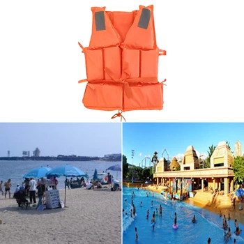 Water Buoyancy Life Jacket Vest for Adults Water Lifeguard Survival Children's Life Vest Swimwear with Whistle for Kayaking 4