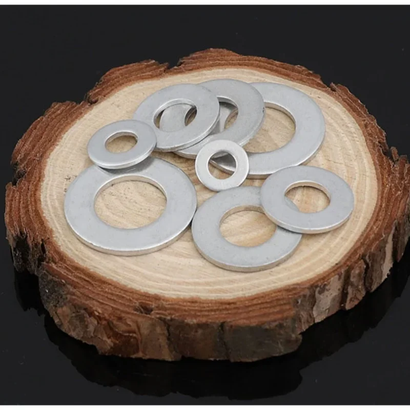 10/50/100pcs Aluminum Flat Washers Sealing Ring Gaskets Plug Oil Seal Fittings M3 M4 M5 M6 M7 M8 Thickness 1 1.5 2 3 4mm aluminum washers washer gasket washer gasket set