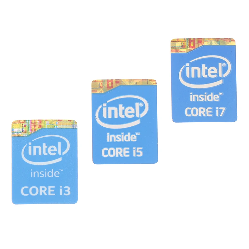5pcs 4th Generation Intel Core I3 I5 I7 Logo Sticker LOGO Label Laptop Notebook Decoration stickers |