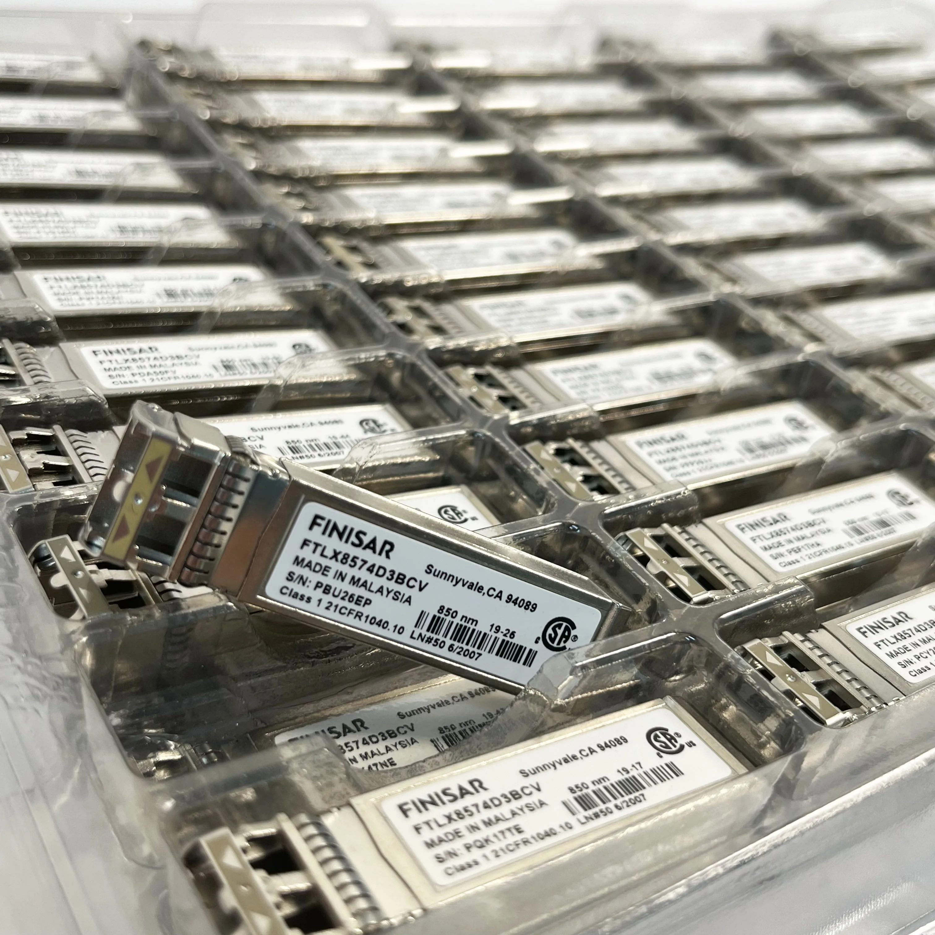 Finisar 광섬유 트랜시버, FTLX8574D3BCV, 10GBASE-SR SFP, 10G SR LC, 무료 배송