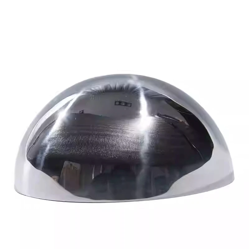 두께 1.5mm 316 스테인리스 스틸 반구형 헤드 내/외부 미러 튜브 캡 압력 용기 커버 25-63mm 장 반구