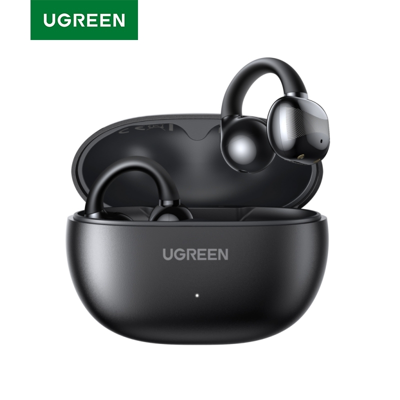 UGREEN Open Ear Clip Wireless Earphones Bluetooth Earbuds Sports Headphones 30H AI Call Noise Cancellation Playtime