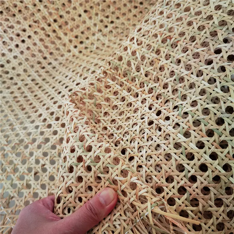 Natural Real Indonesia Rattan Sheet Cane Webbing Roll Chair Table Furniture Repair Materials Deco - Image 7