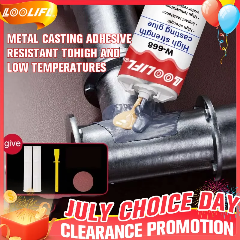 กาวซ่อมโลหะ, กาวหล่ออีพ็อกซี่กันน้ํา 1.76 ออนซ์, การเชื่อมที่แข็งแกร่งที่สุดและฟิลเลอร์ของเหลวสําหรับโลหะ, สแตนเลส 1