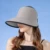 New Women Roll Up Sun Visor Wide Brim Straw Hat Summer Hollow Out Dreathable UV Protection Cap for Beach Travel Bonnet Wholesale 12